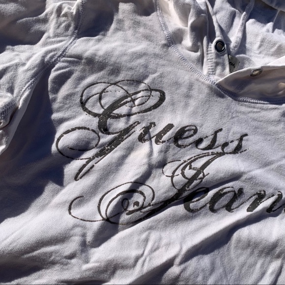 Guess white Hooded Sweatshirt - Picture 2 of 5